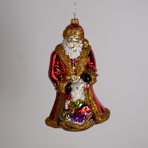 Forma "Czerwony Dziadek Mróz z misiem"