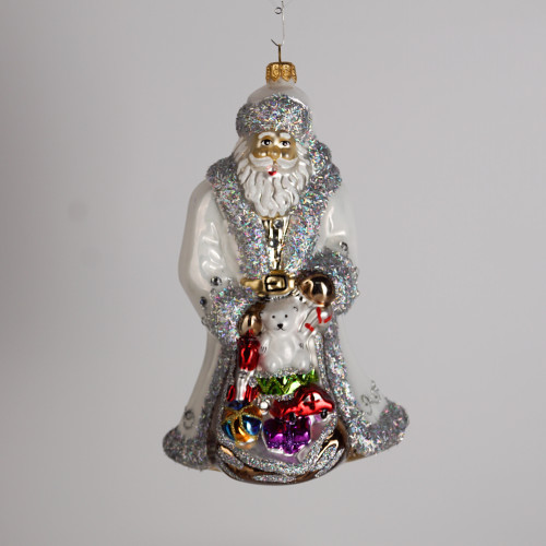 Forma "Biały Dziadek Mróz z misiem"