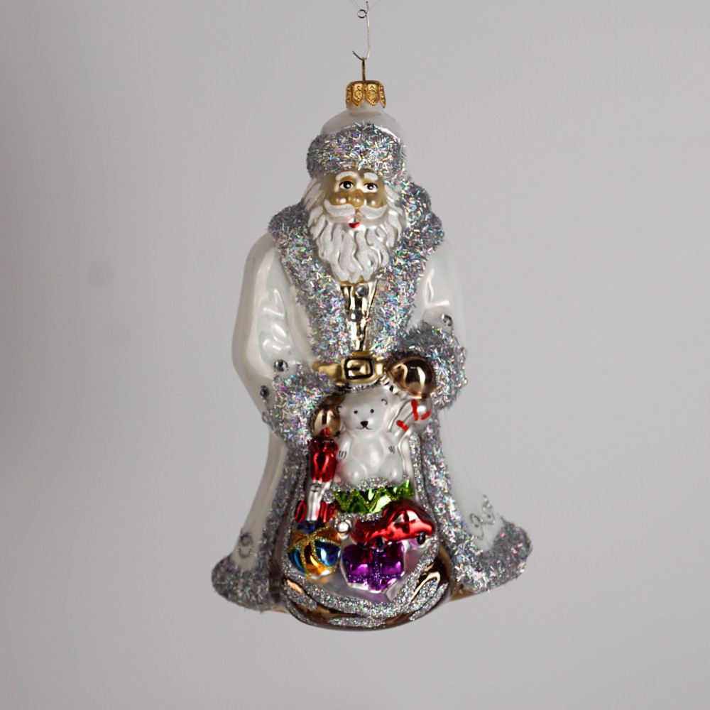 Forma "Biały Dziadek Mróz z misiem"