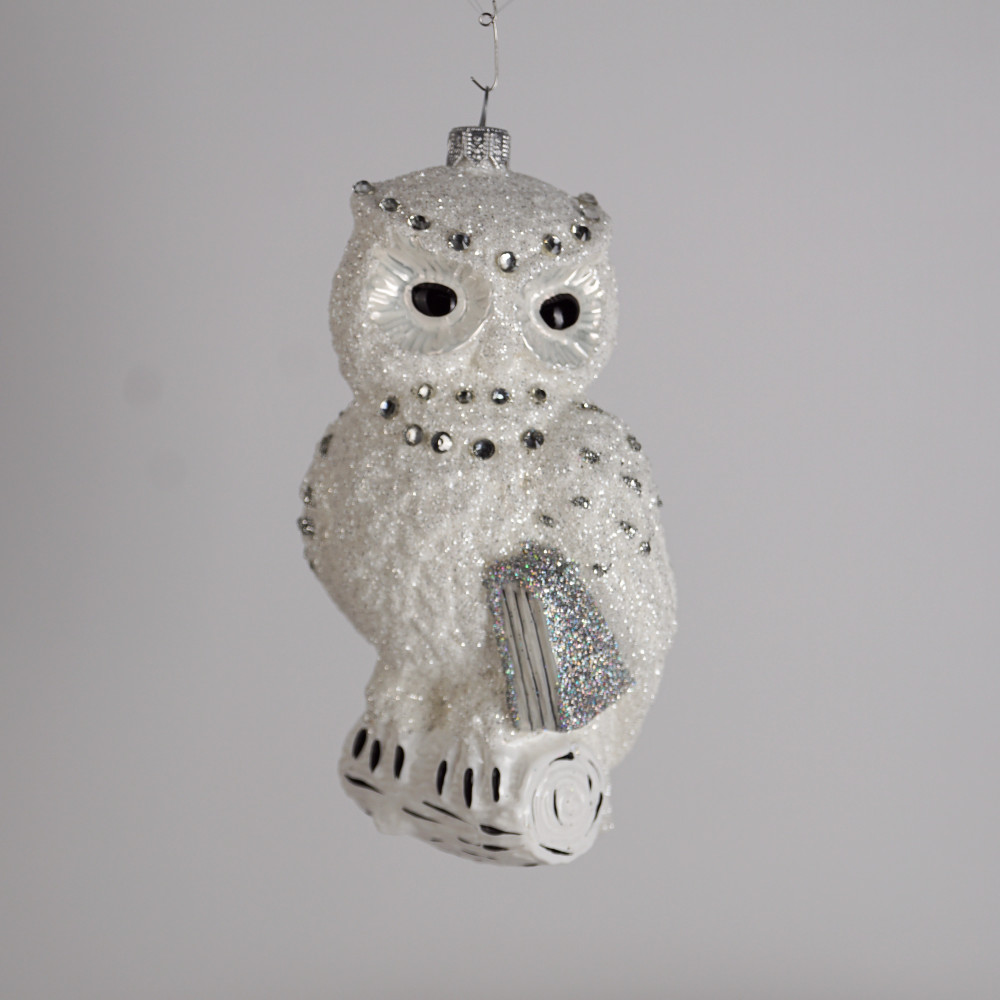 Forma "Biała sowa z brylantami"