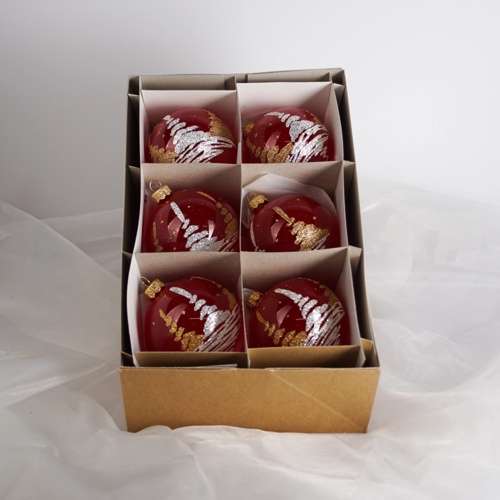 Komplet bombek "Czerwona noc"