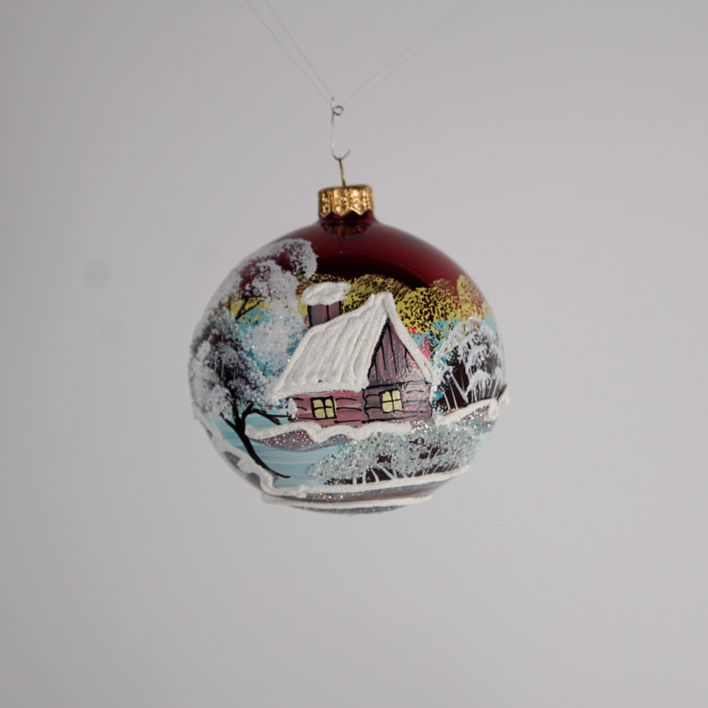 Komplet bombek "Pudrowy krajobraz"