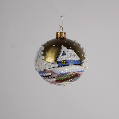 Komplet bombek "Śnieżna chatka"