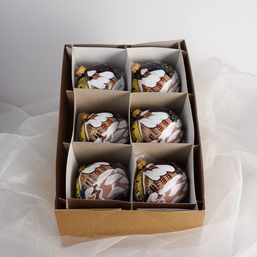 Komplet bombek "Świąteczny wieczór"