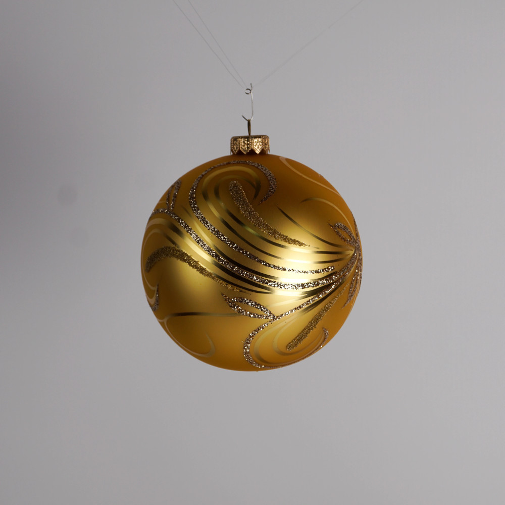 Komplet bombek "Muśnięcie złota"