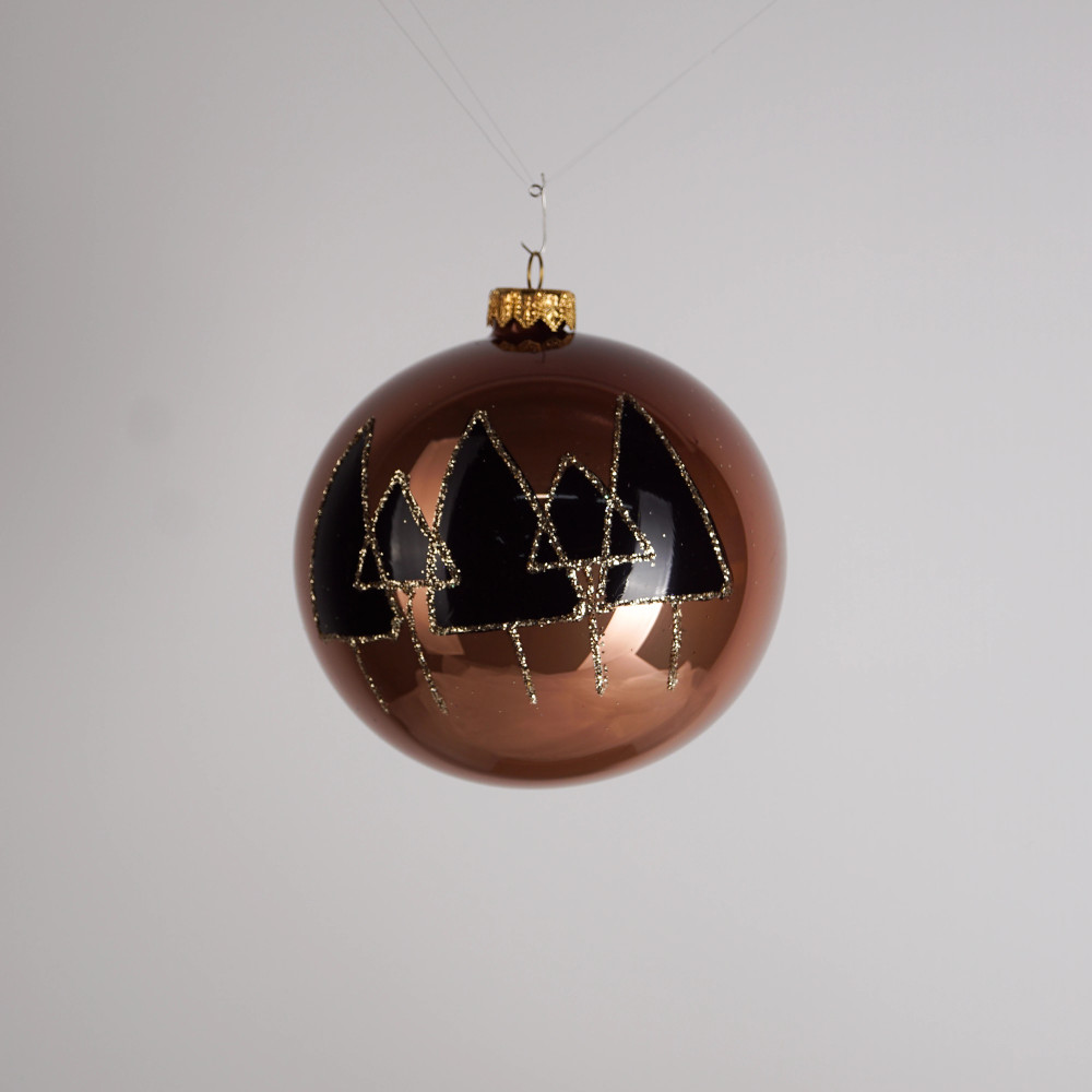 Komplet bombek "Minimalistyczne choinki"