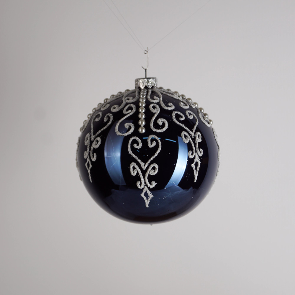 Komplet bombek "Perłowy wzór"