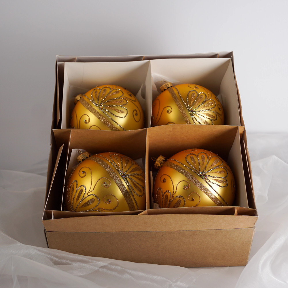 Komplet bombek "Złota ćwiartka"